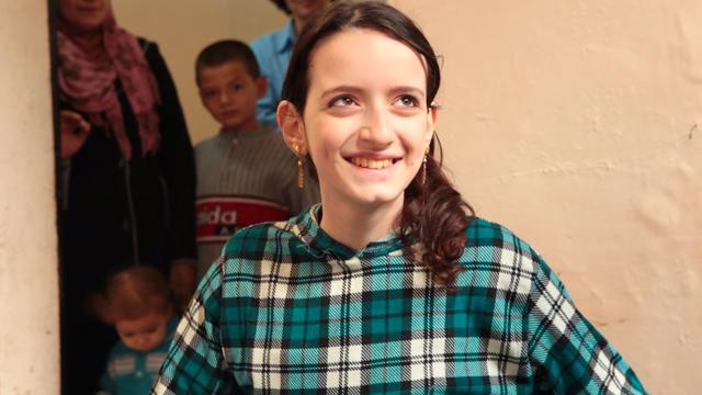 Nadia smiling
