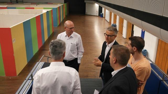Messe Berlin refugee shelter