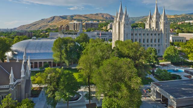 A Templomtér Salt Lake Cityben
